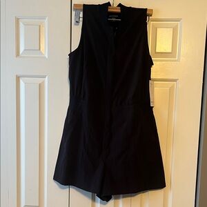 Athleta Black Sleeveless Romper